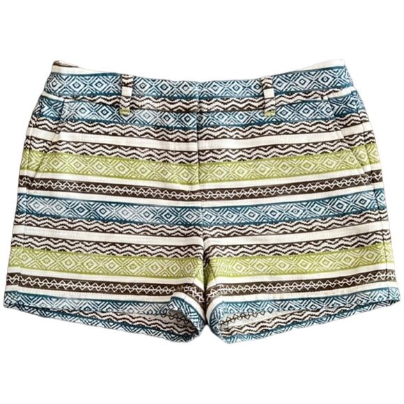 😊 3/$30
LOFT BOHO design Shorts by Ann Taylor Sz 6 blue green - Picture 1 of 12